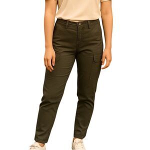 !IT Army Green Helena High Rise Skinny Cargo Pants Size 12